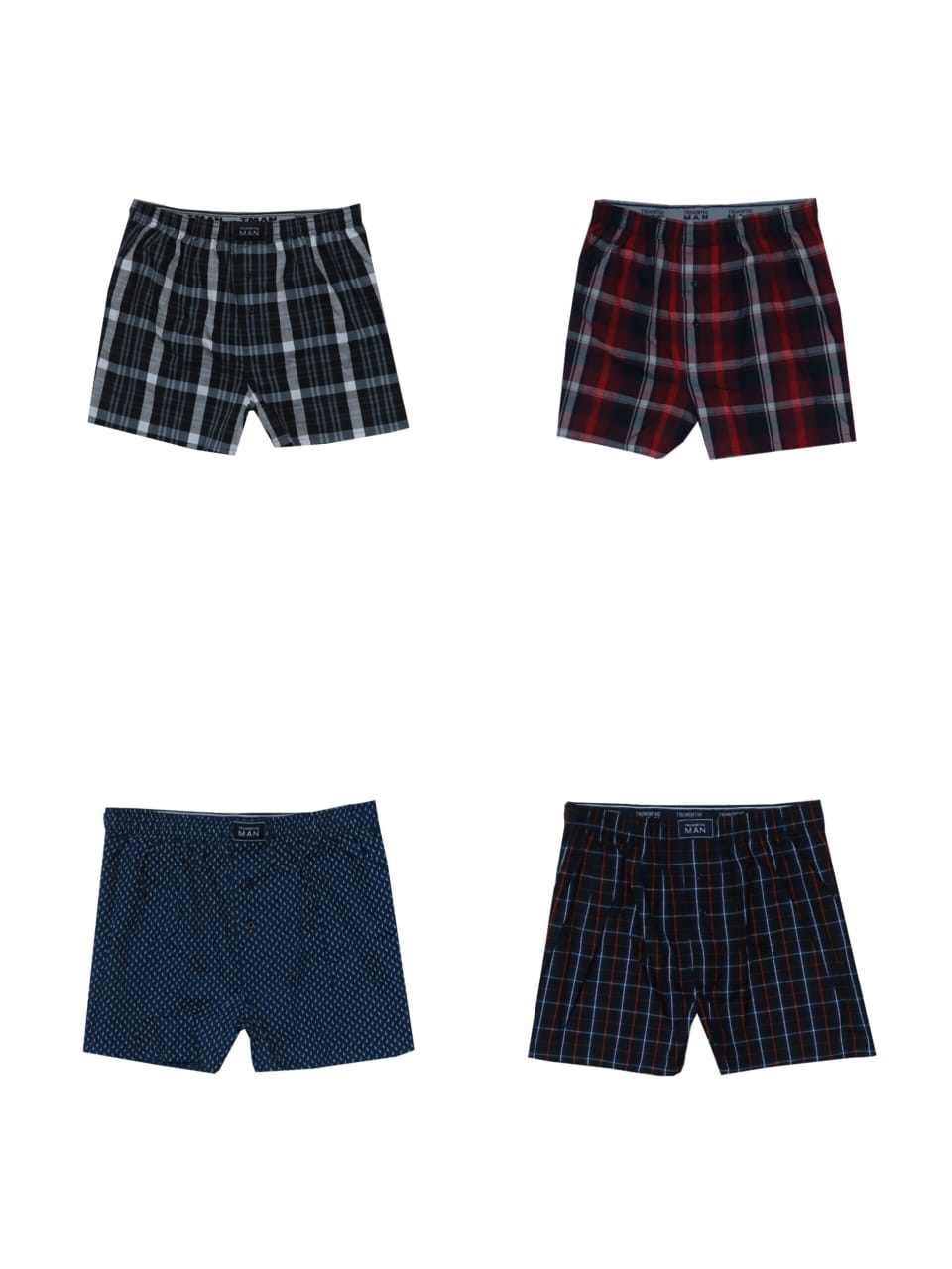 Mens Woven Boxer Shorts