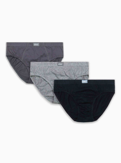 UNO Mens Briefs 3 pc pack