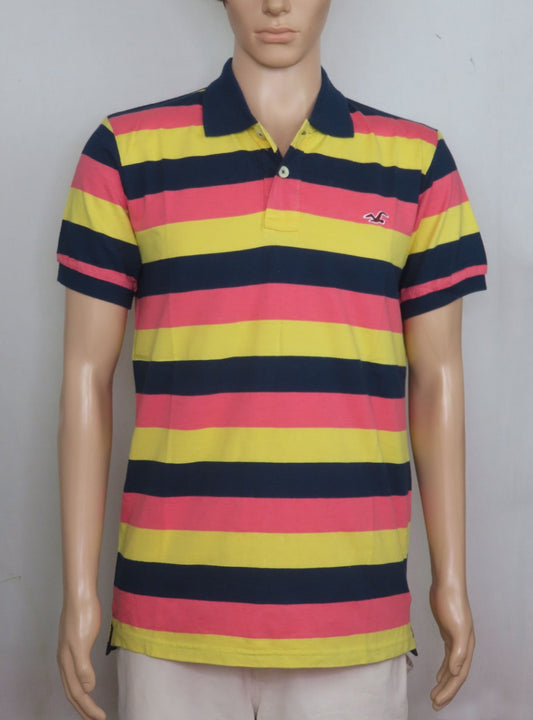 Mens Striped Polos