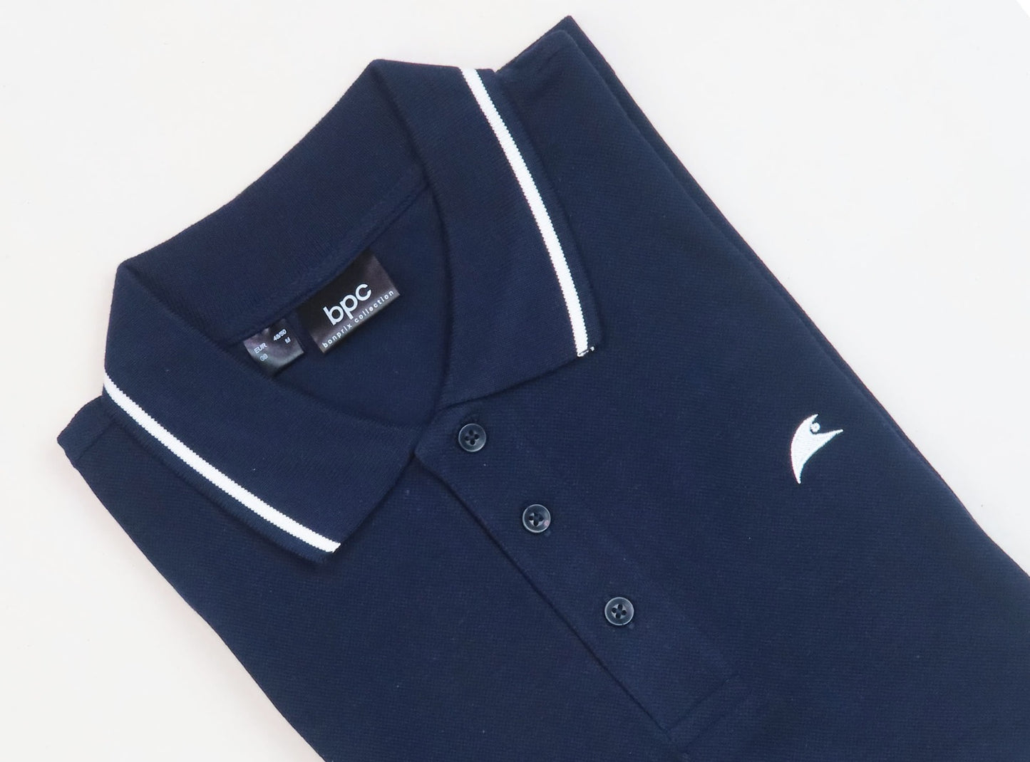 bpc Mens Short Sleeve Polo Navy