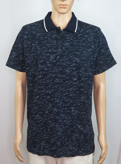 Mens Slub Knit Polo