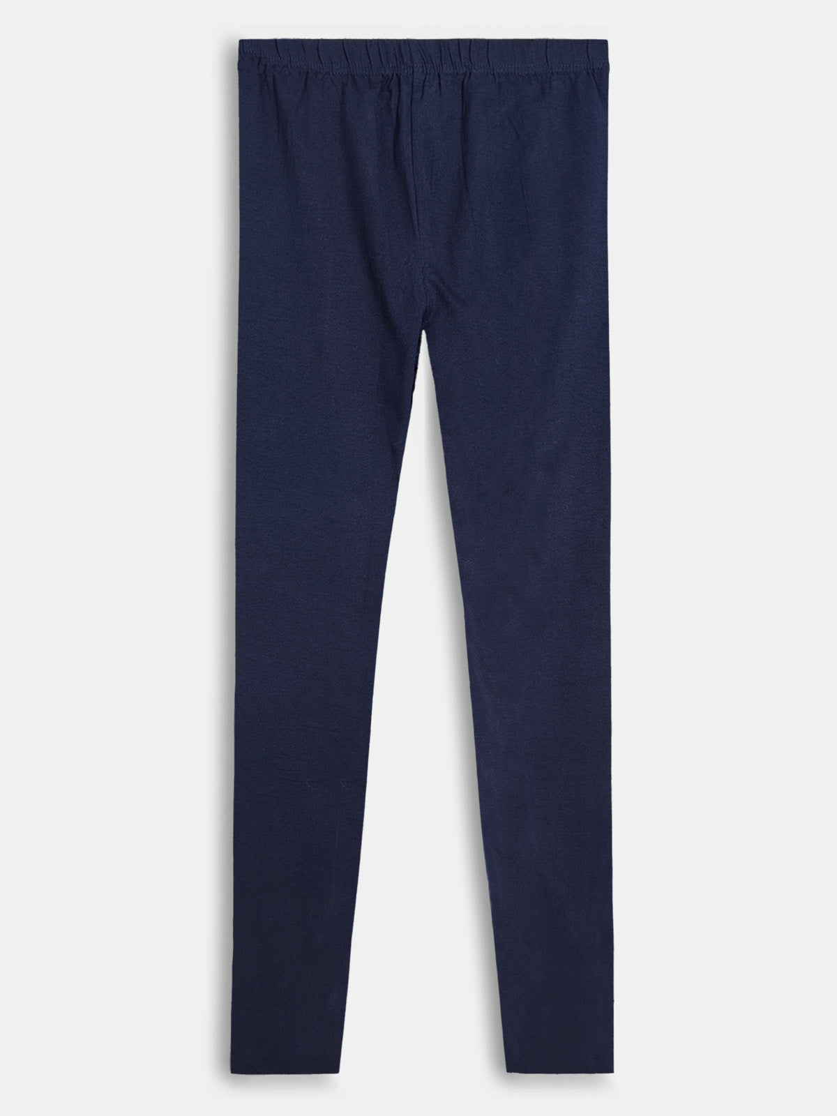 Girls Stretch Churidar Navy Legging