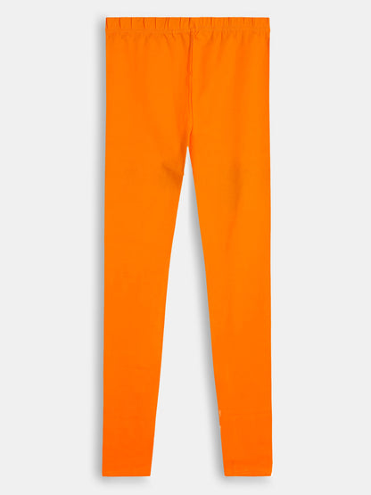 Girls Stretch Churidar Mustard Legging