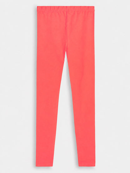 Girls Stretch Churidar Coral Legging