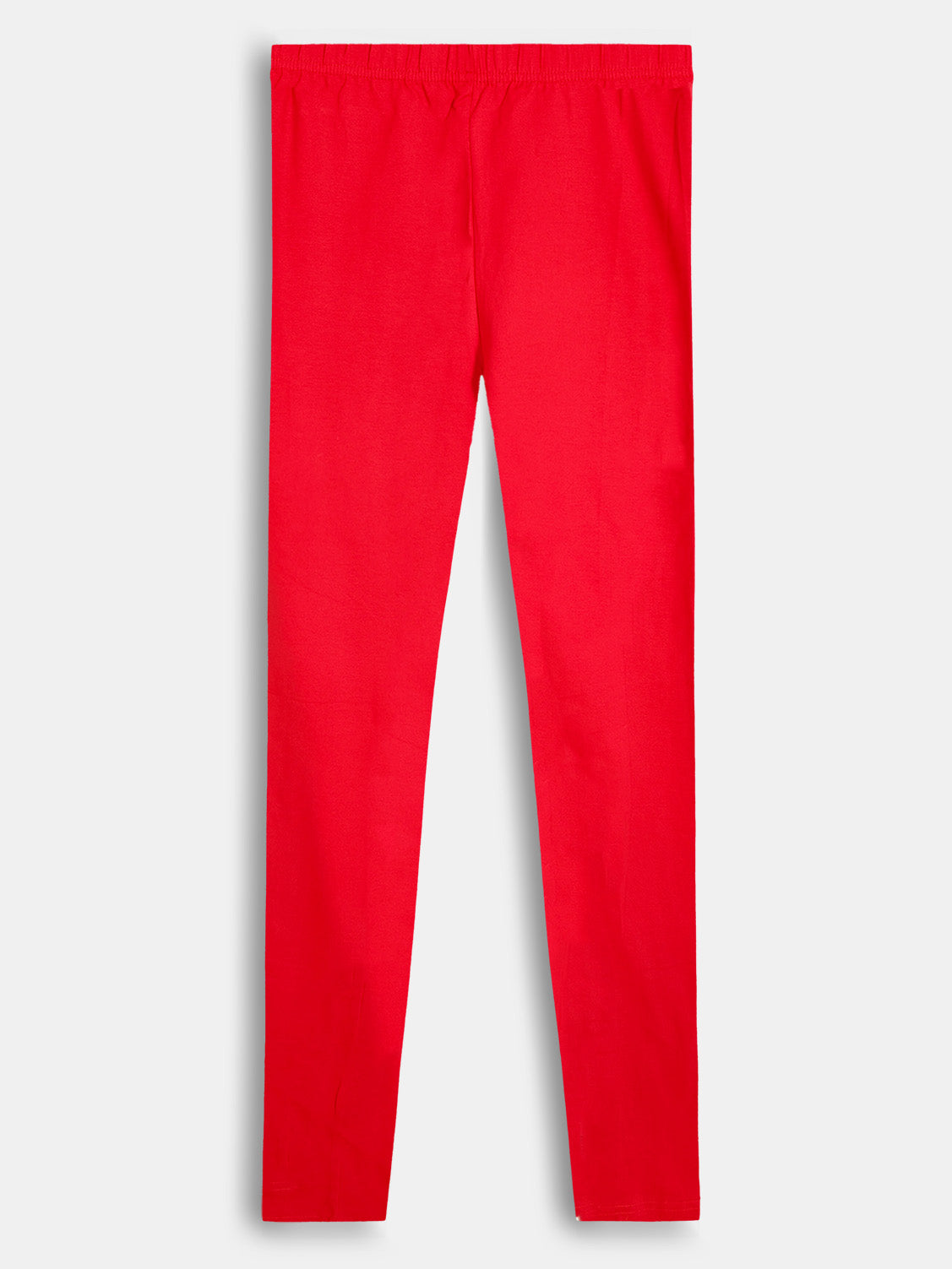 Girls Stretch Churidar Red Legging