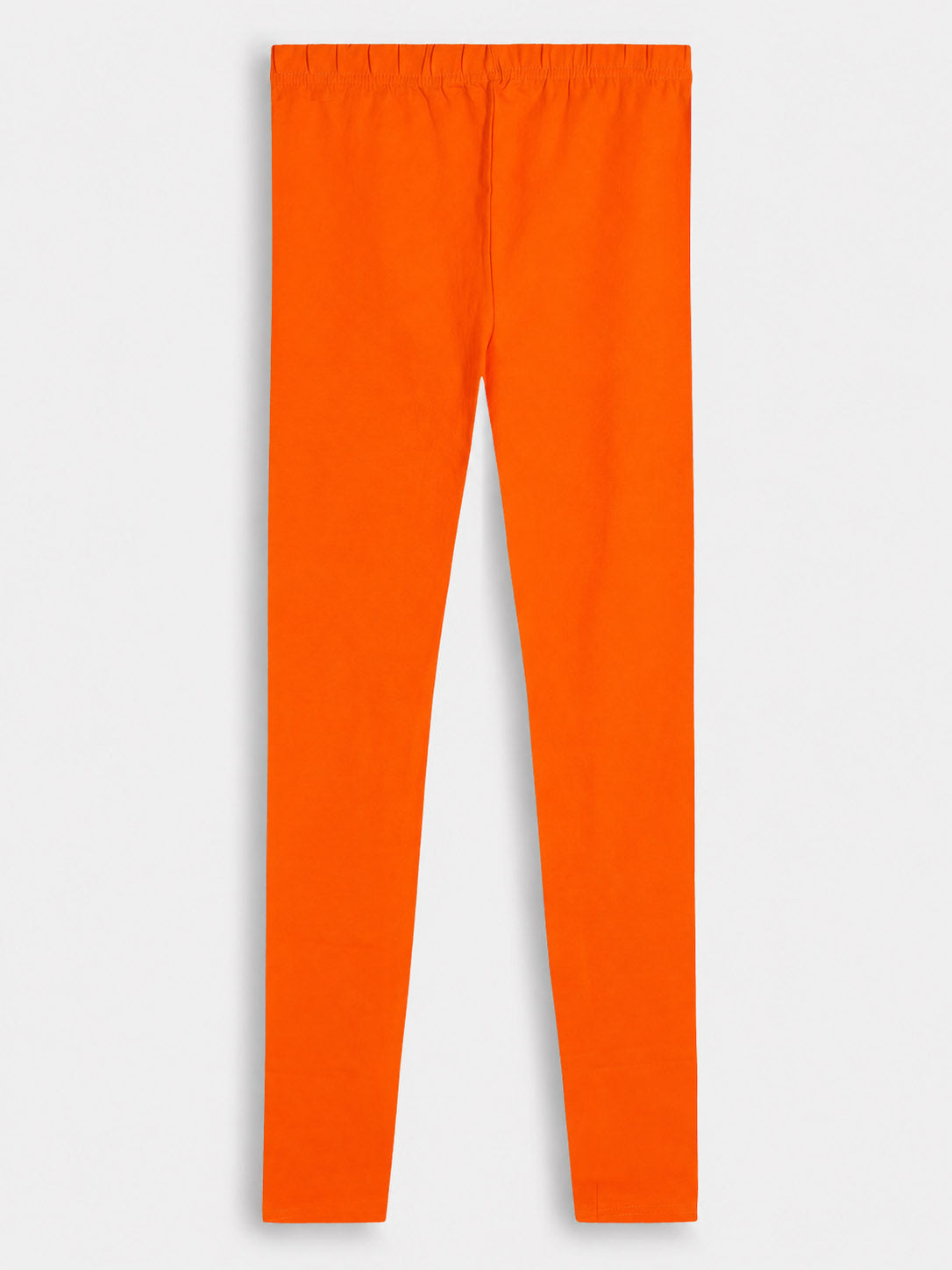 Girls Stretch Churidar Orange Legging