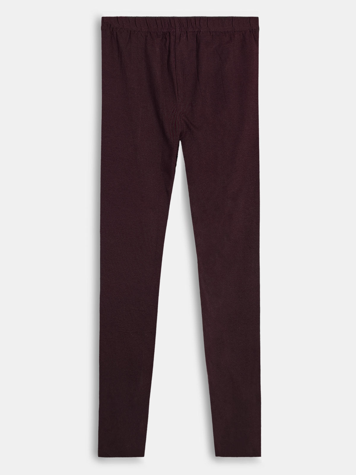 Girls Stretch Churidar Brown Legging