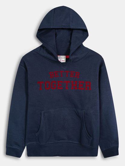 Girls Hooded Pullover Sweatshirt