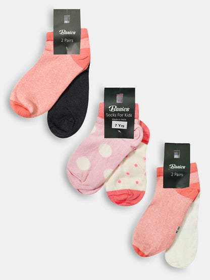 Girls Socks 2-pairs-pack