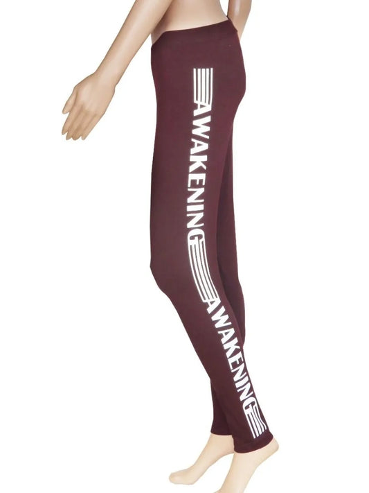 Ladies Printed Stretch Ankle Legging