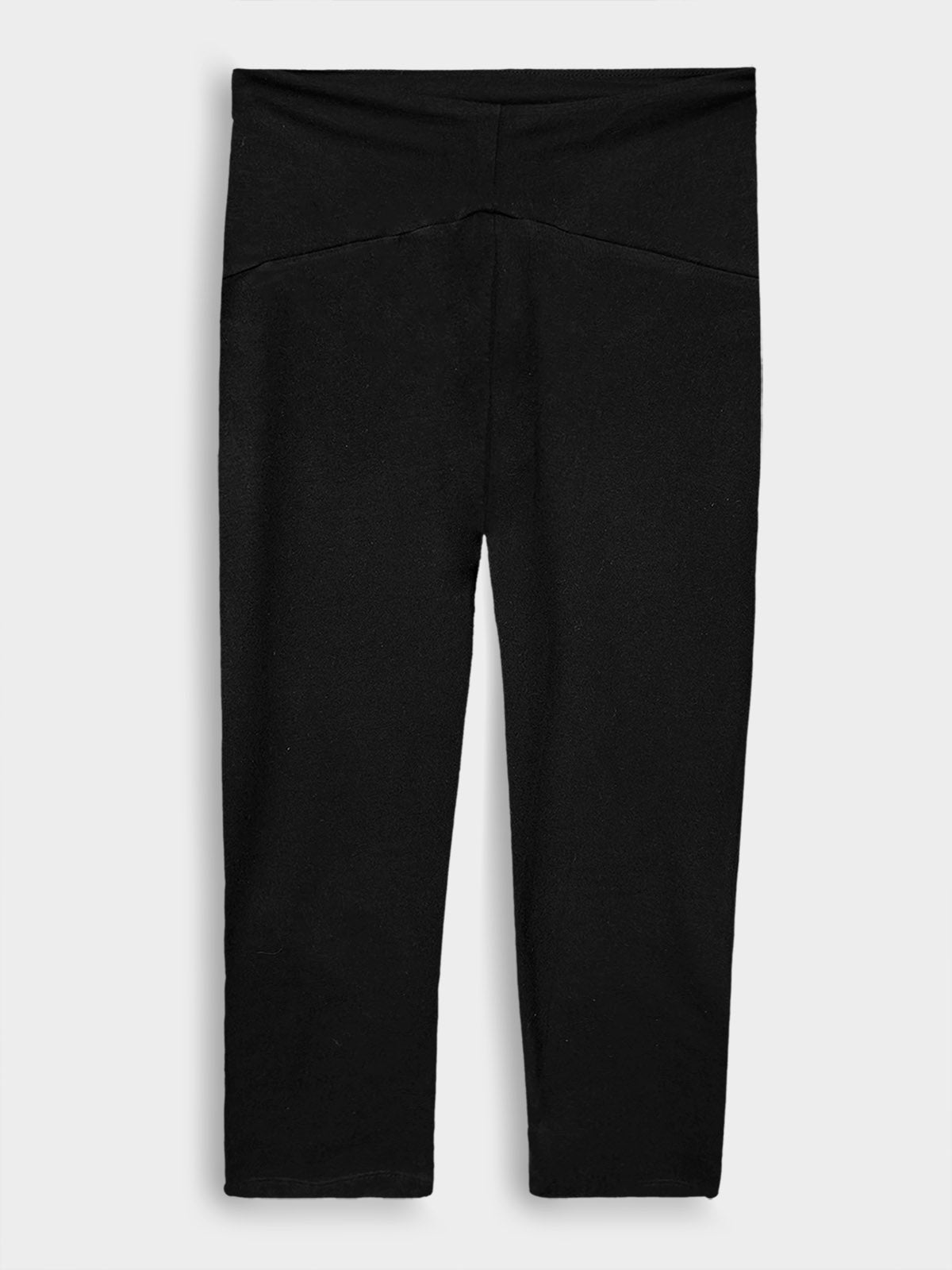 Ladies Folded Waist Yoga Capri
