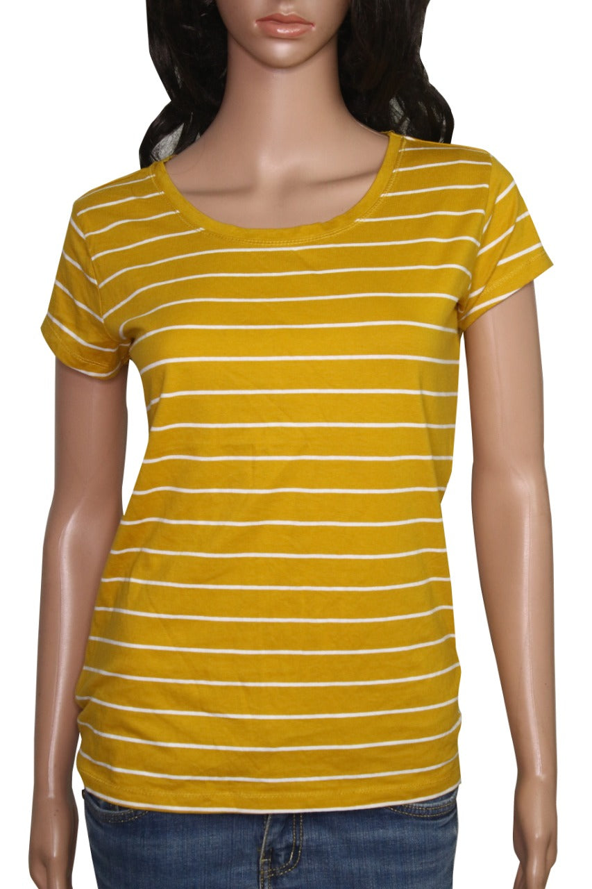 Ladies Stretch Striped Tops