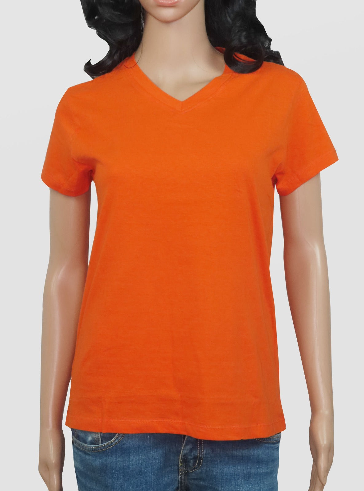 Ladies V Neck T Shirts