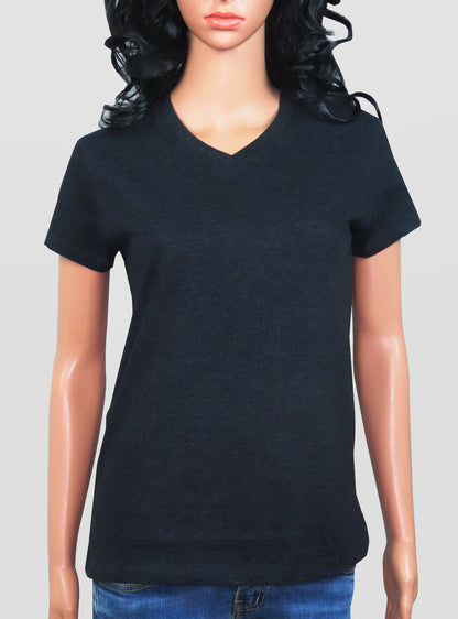 Ladies V Neck T Shirt