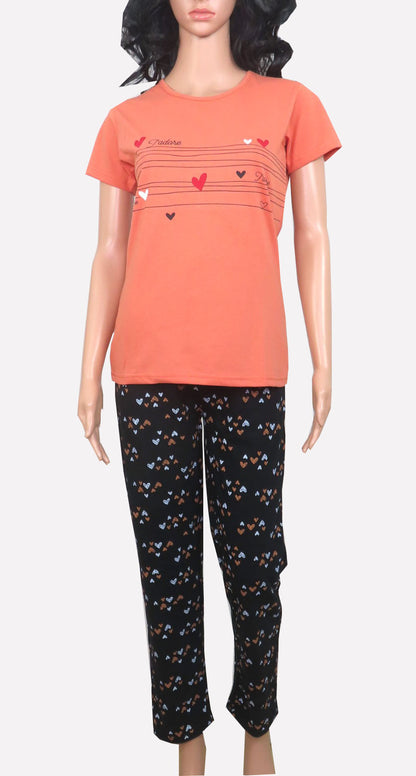 Essanzza Ladies Printed Pyjama Set