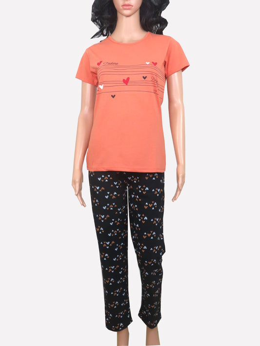 Essanzza Ladies Printed Pyjama Set