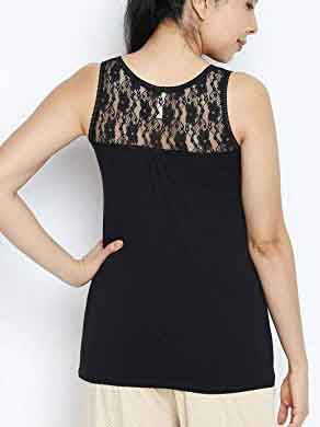 Ladies Stretch Lace Top