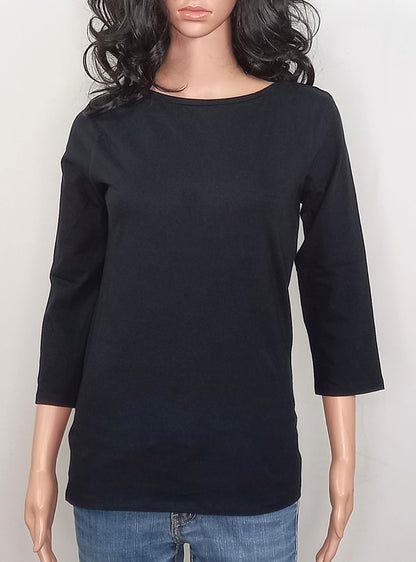 Ladies Stretch T Shirt Black