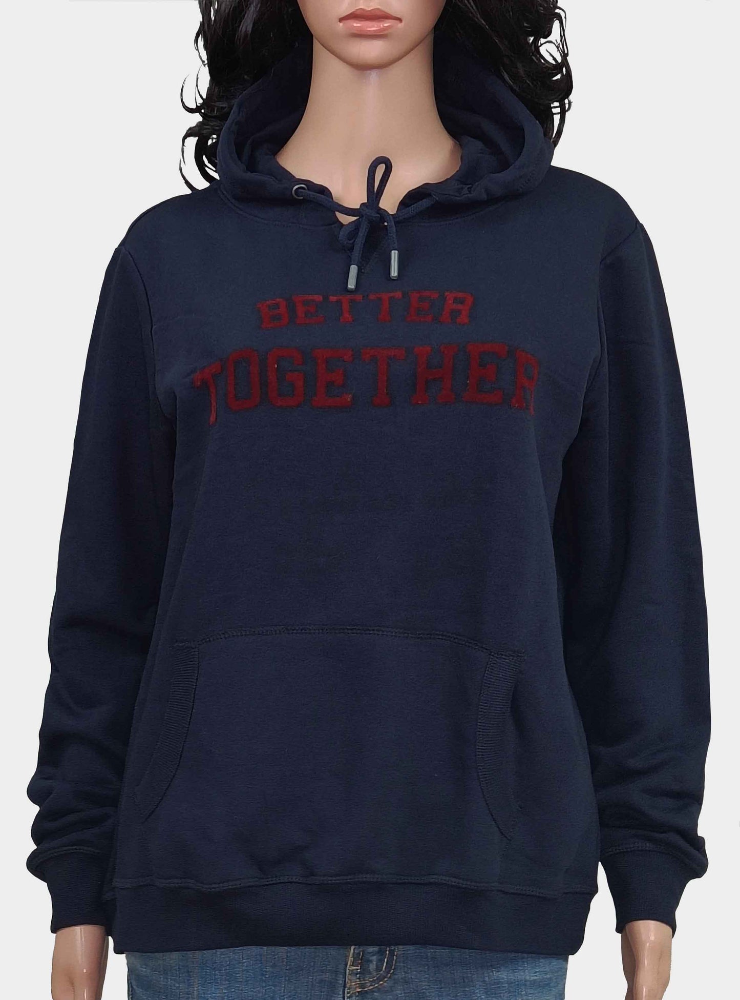 Ladies Hooded Pullover Sweatshirt