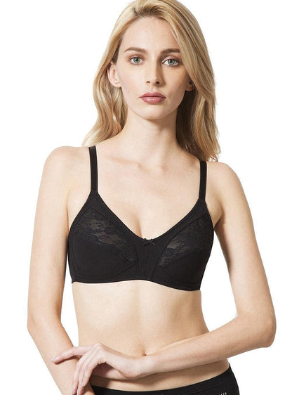 Ladies Stretch Black Bra