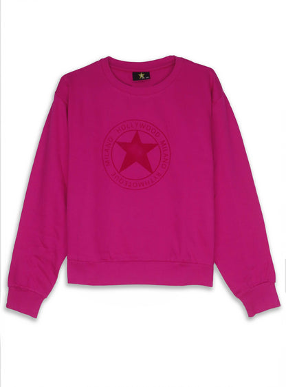 Womens Jogging Sets Sweatshirt and Jogger Fuchsia