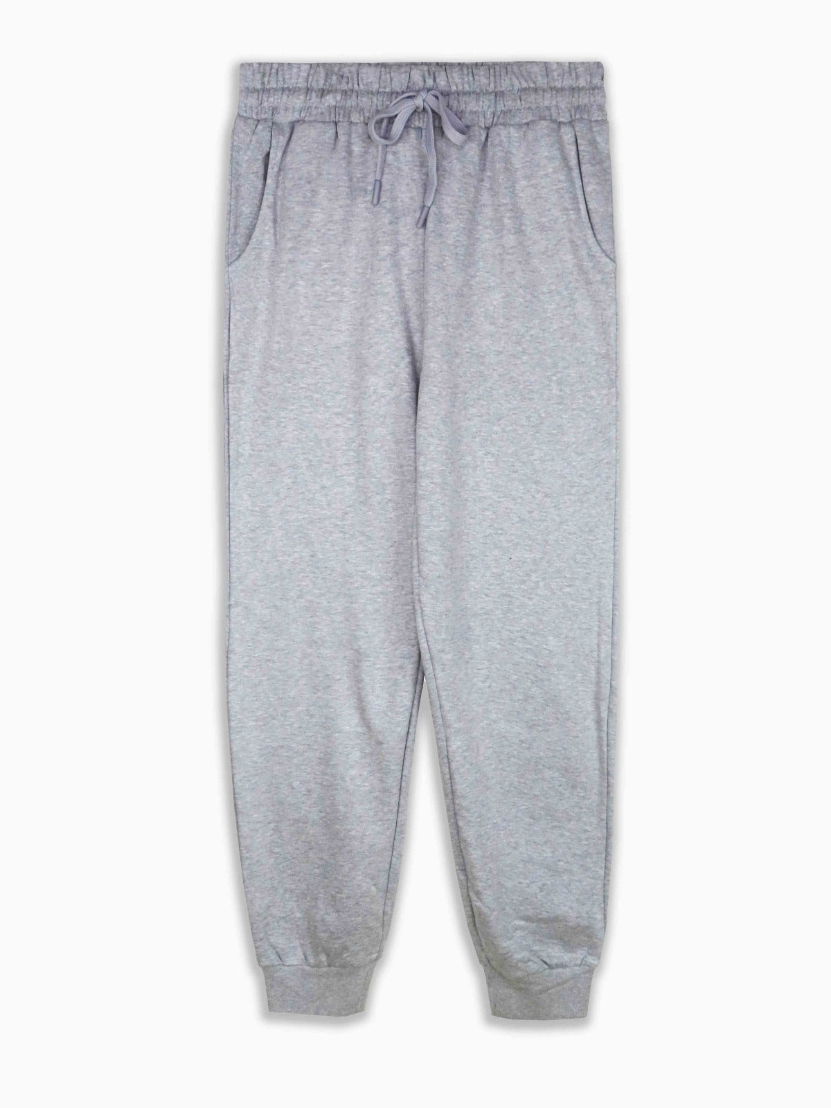 Ladies Jogging Set Grey Melange