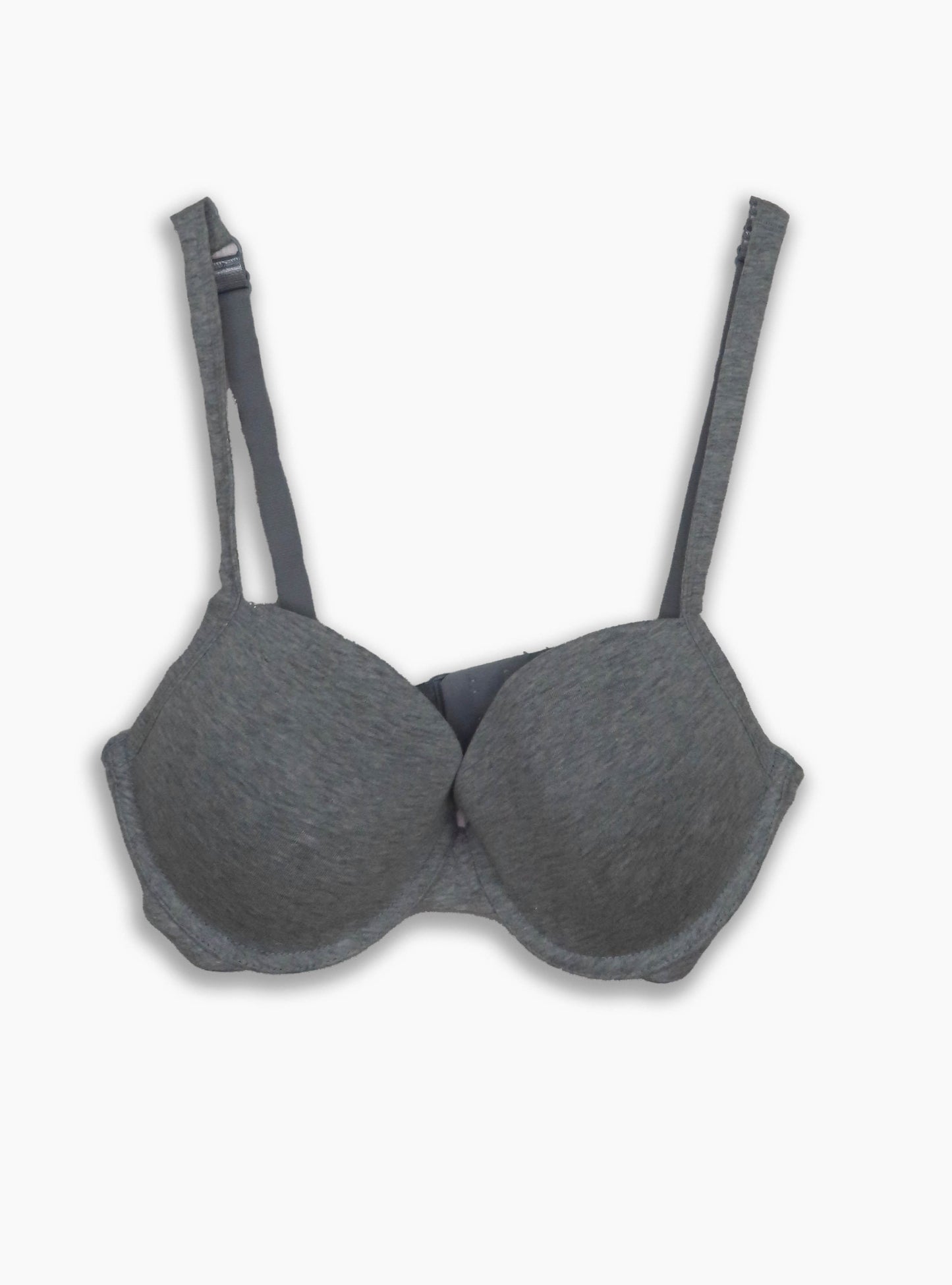 Ladies Stretch Padded Grey Melange Bra