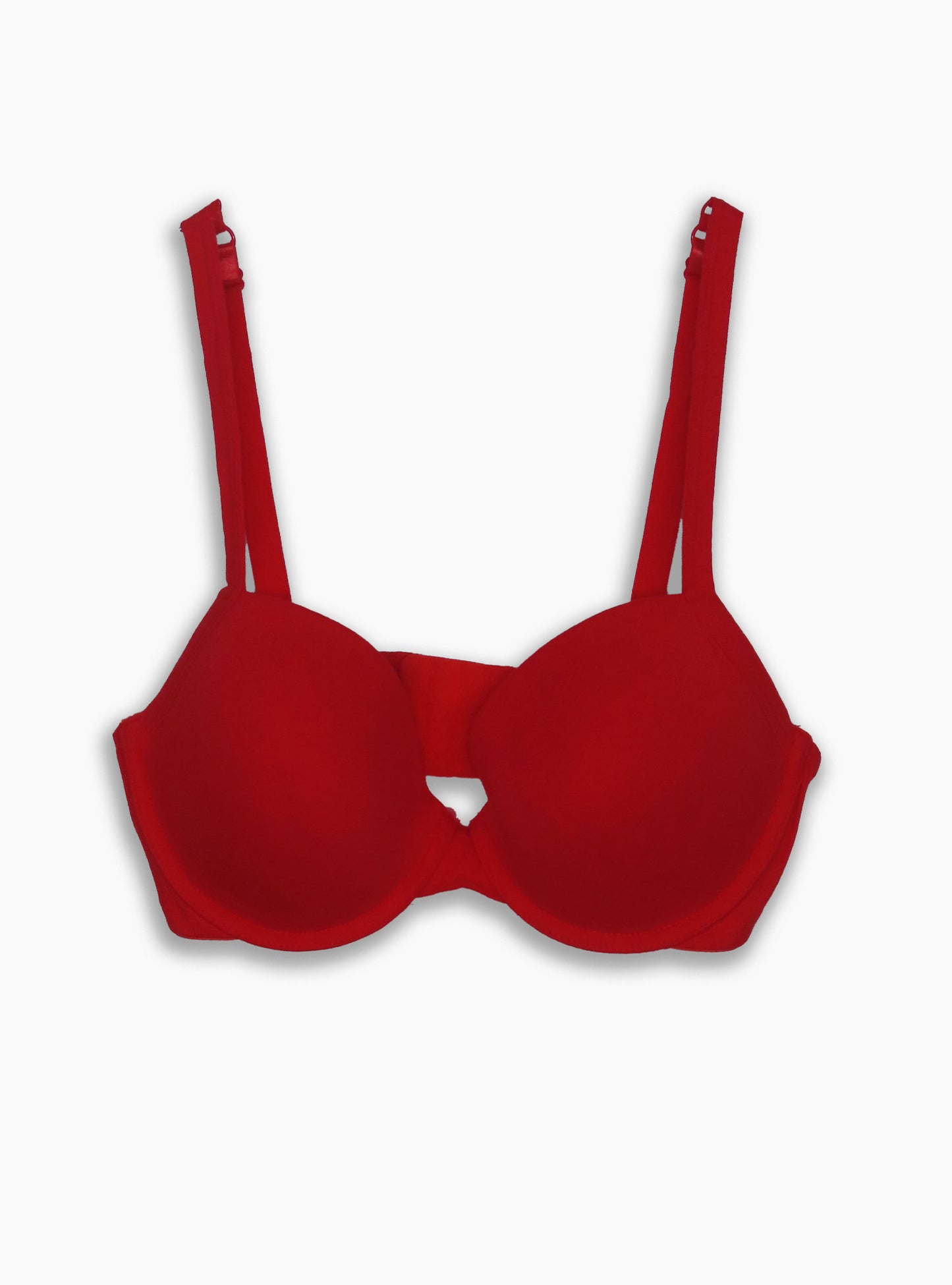 Ladies Stretch Padded Red Bra