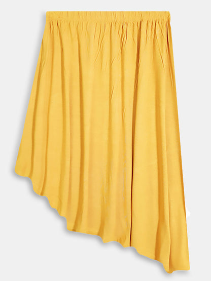 Ladies Viscose Asymmetrical Skirt