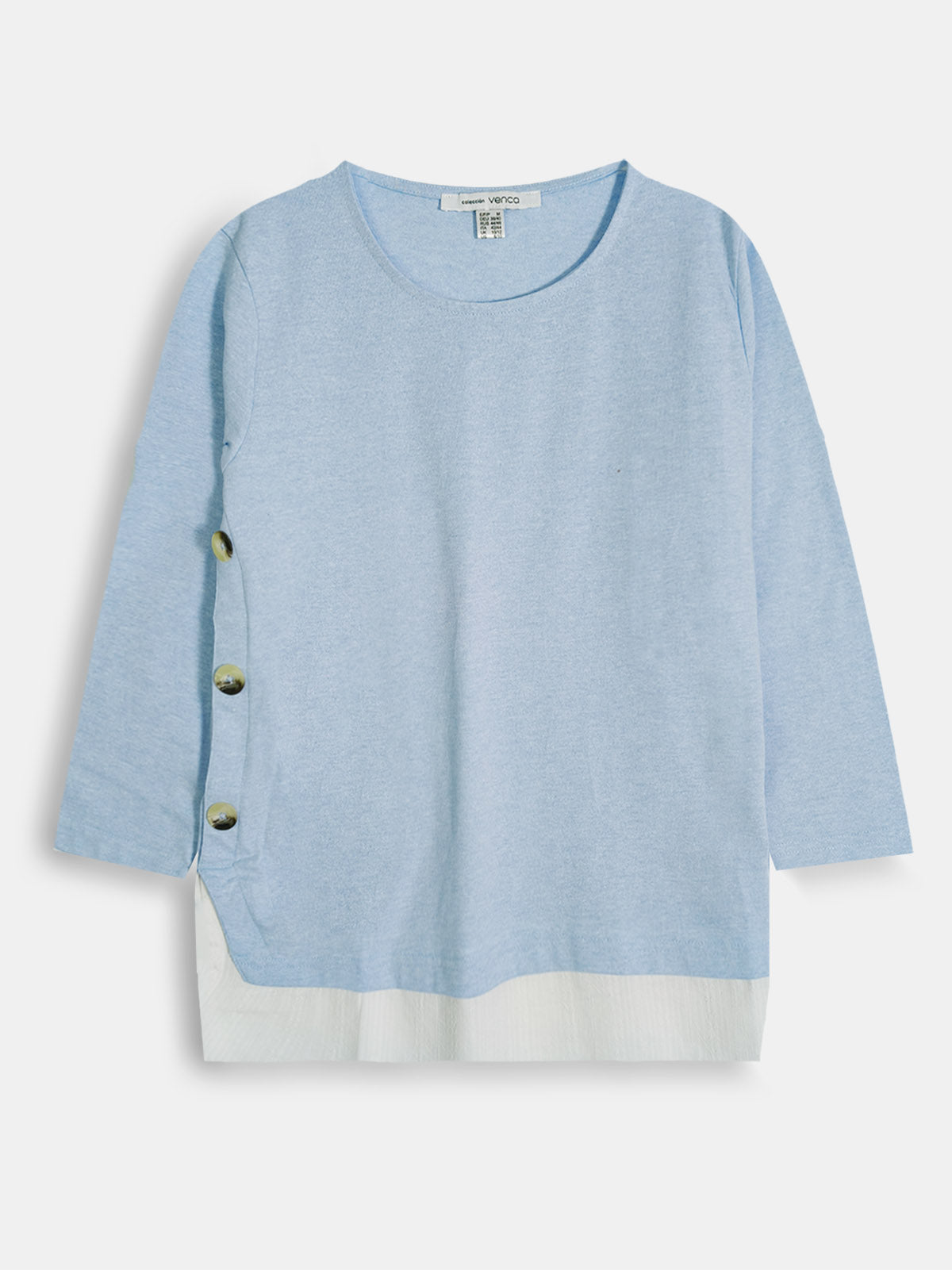 Ladies Long Sleeve Blue Top