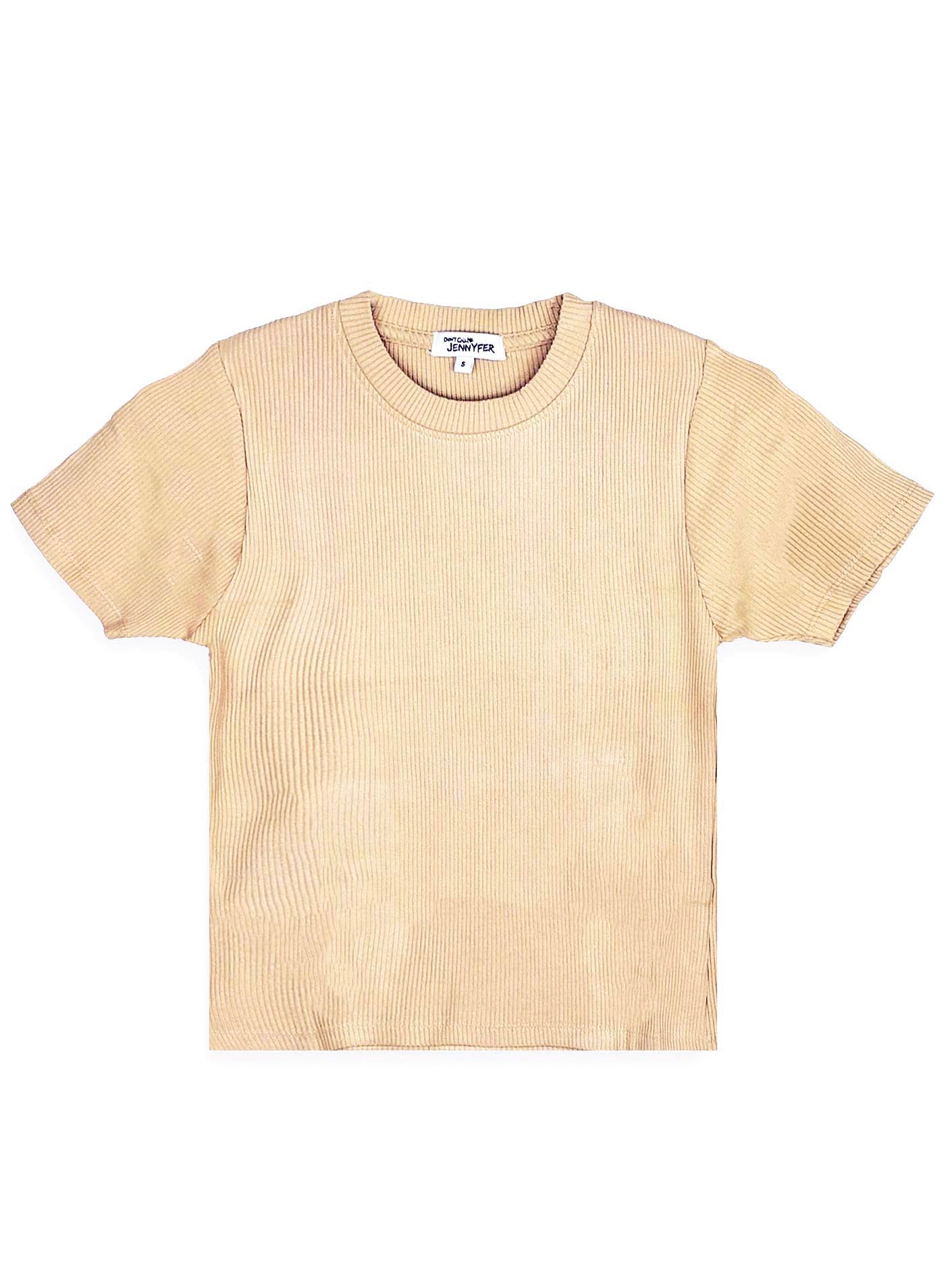 Ladies Viscose Beige Crop Top