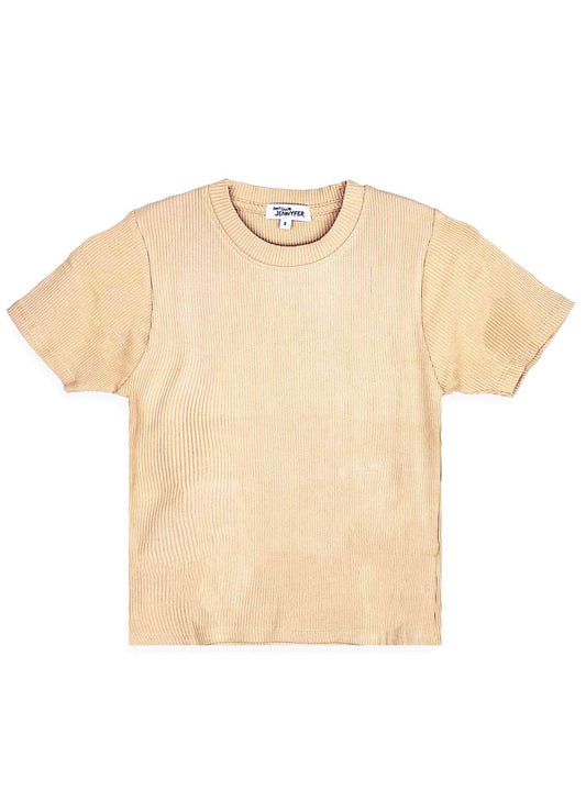 Ladies Viscose Beige Crop Top