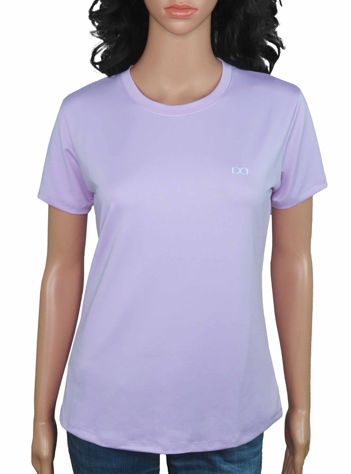 Ladies Stretch Dry Fit Lilac T Shirt