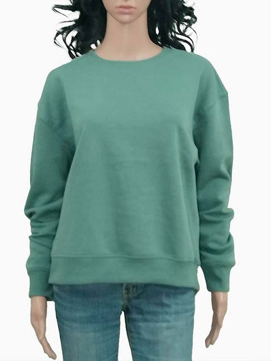 Ladies Green Pullover Sweatshirt