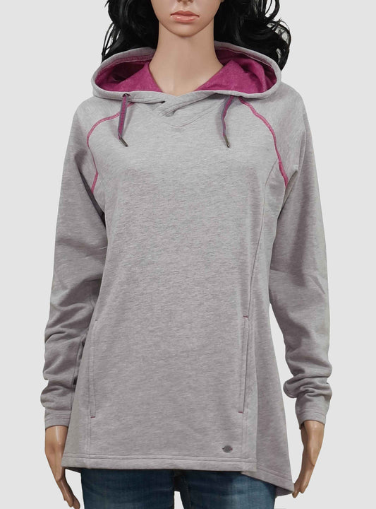 Ladies Hooded Pullover Sweatshirts