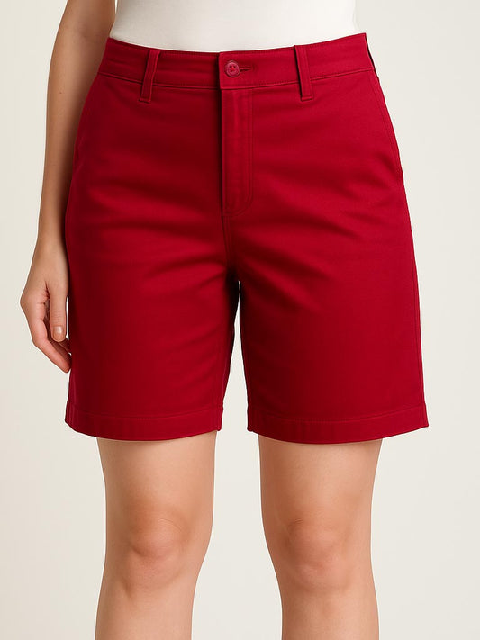 Ladied Bermuda Woven Shorts