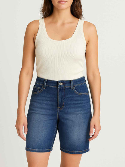 Ladies Denim Bermuda Shorts