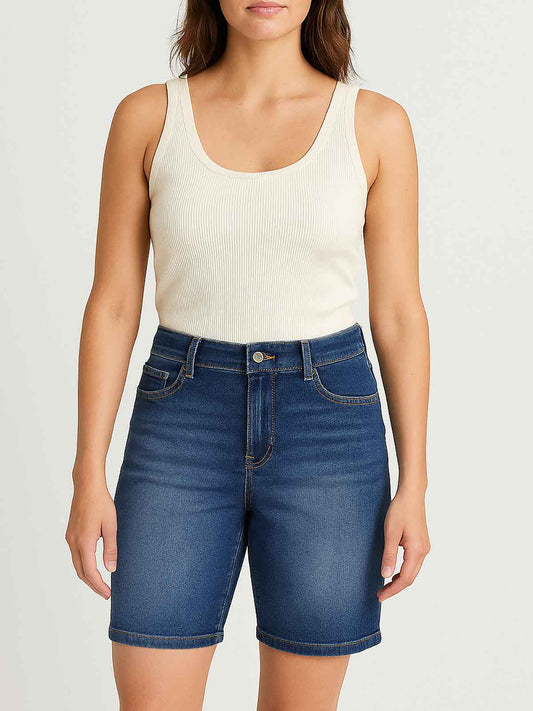 Ladies Denim Bermuda Shorts
