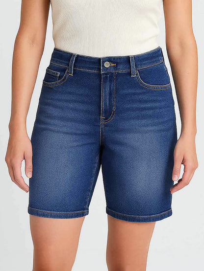Ladies Denim Bermuda Shorts