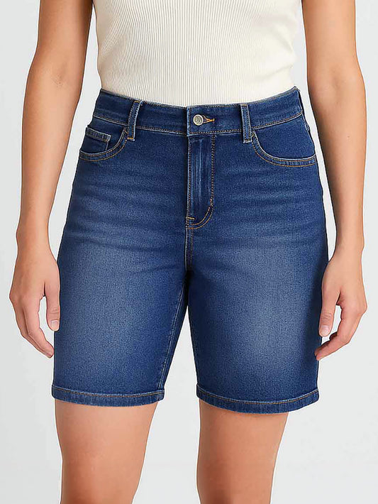 Ladies Denim Bermuda Shorts