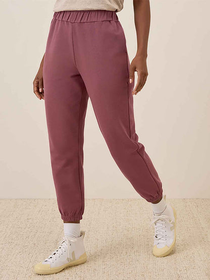 Ladies Organic Cotton French Terry Joggers Mixed