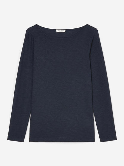 Ladies Slub Knit Long Sleeve T-Shirt