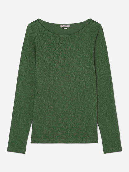 Ladies Slub Knit Long Sleeve T-Shirt