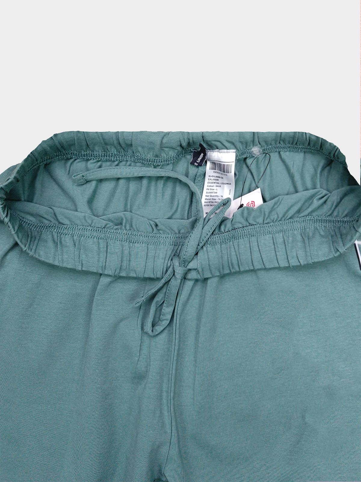 Ladies Slim Fit Ankle Legging Green