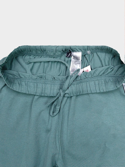 Ladies Slim Fit Ankle Legging Green
