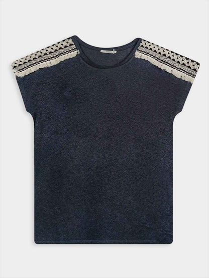 Ladies Magyar Sleeve Crochet Top