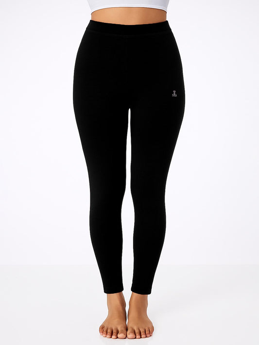 Ladies Ankle Fit Black Leggings