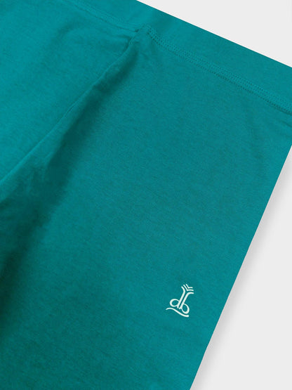 Ladies Ankle Fit Green Leggings