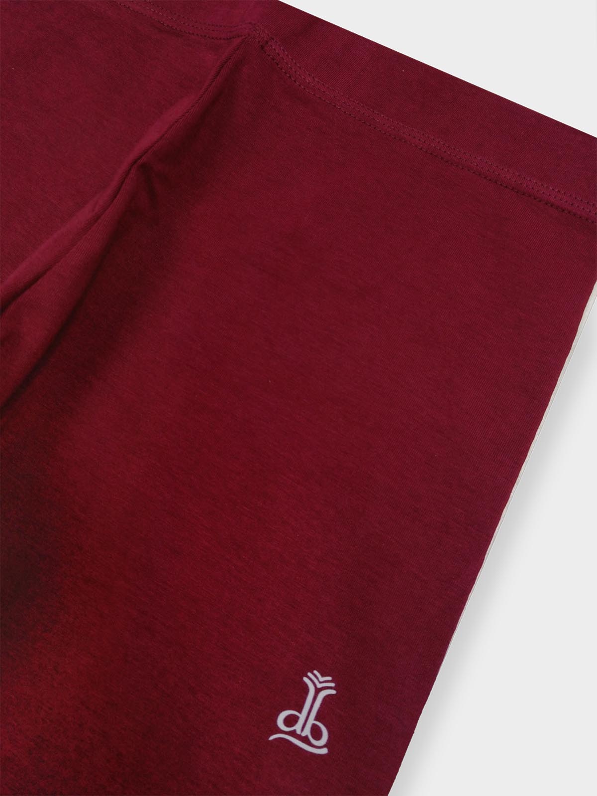 Ladies Ankle Fit Maroon Leggings