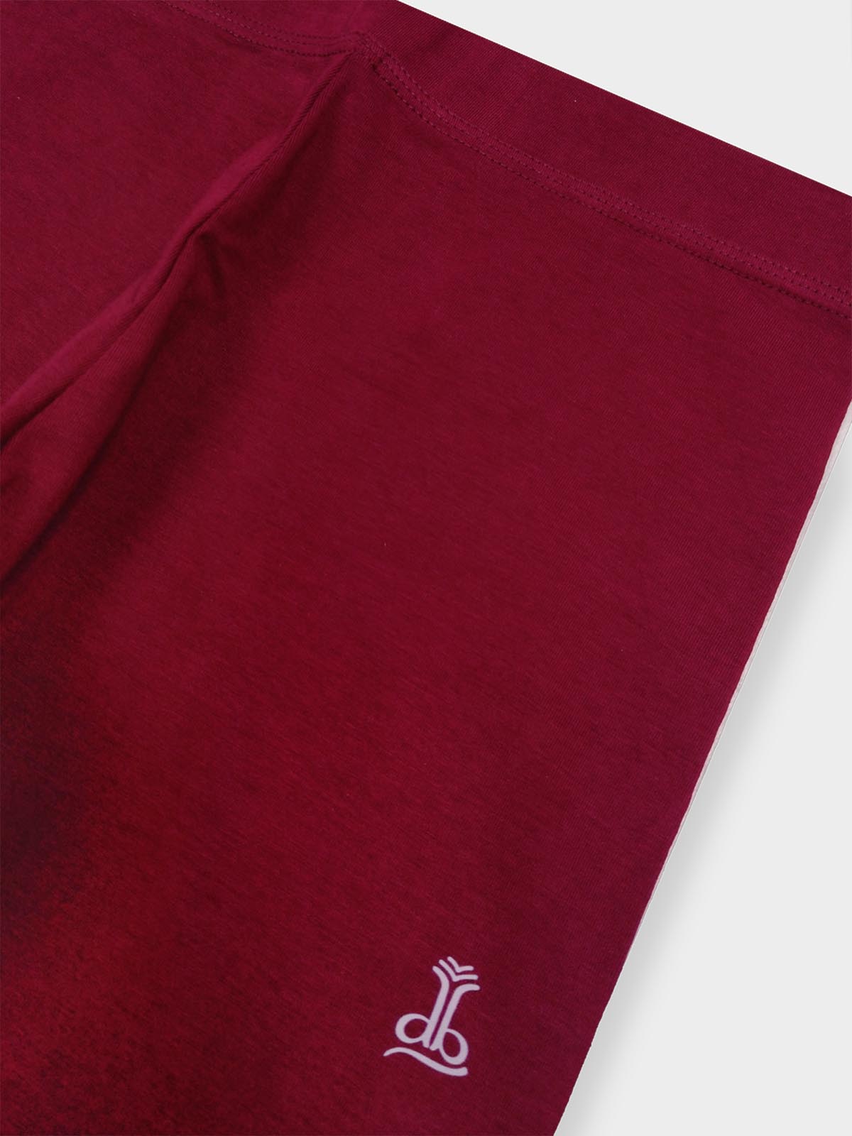Ladies Ankle Fit Red Leggings